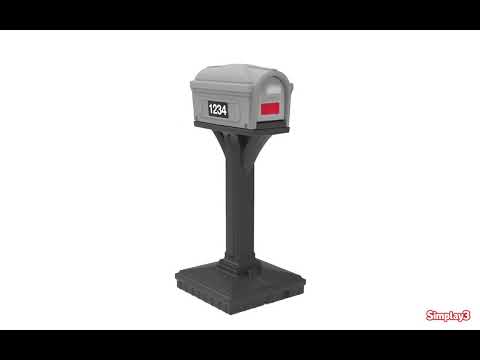 360 View & Assembly | Dig-Free Easy Up Classic Mailbox | American Home by Simplay3