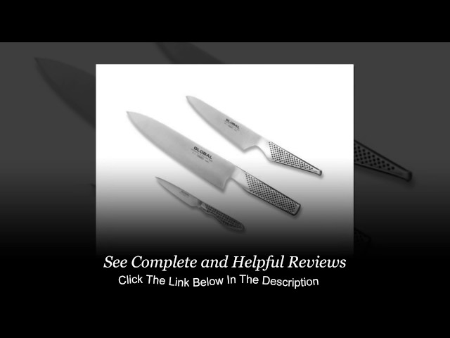 Vídeo relacionado con Set 3 cuchillos (G-2, cocinero, 20cm, GS-3, cocinero, 13cm, y GS-38, puntilla, 9cm) Global, G-2338