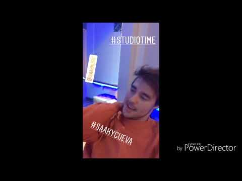 Jorge blanco cantando con saak