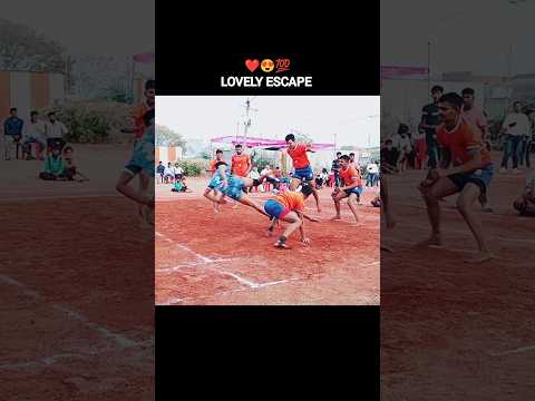 ❤️ Lovely Escape 😍💝💯 #escape #raid #kabaddi #कबड्डी #shorts #shortfeed #youtubeshorts #viral