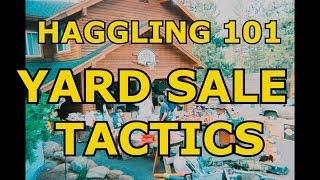 Haggling 101 Yard Sale Tactics Strategies Deals Flea Market  Hull Budget Pickers Picking  Buying