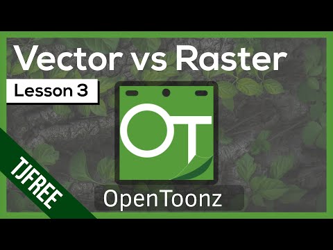 OpenToonz Lesson 3 - Vector VS Raster Levels