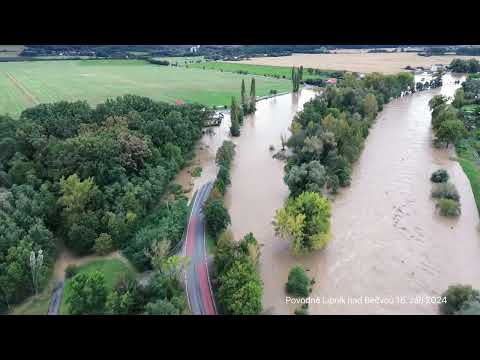 Povodně 2024 Lipník nad Bečvou 15. září