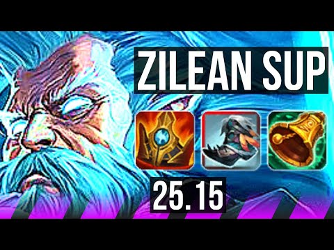 ZILEAN & Kog'Maw vs SHACO & Sivir (SUP) | 0/0/21 | KR Master | 25.15