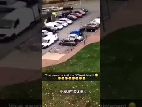Aulnay-Sous-Bois (93) - Des jeunes volent des Playstation 5 dans une camionnette