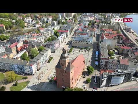 Gorzów Wielkopolski w słoneczny dzień 4K
