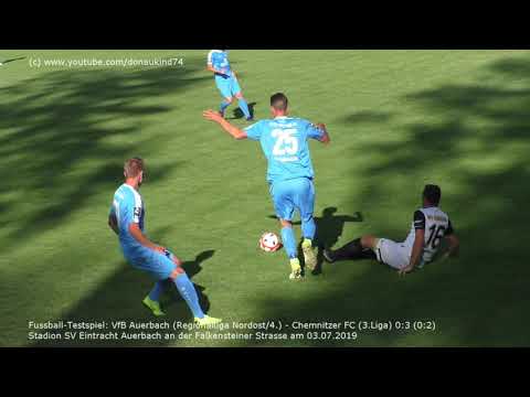 VfB Auerbach - Chemnitzer FC 0:3 (0:2), Testspiel am 03.07.2019 in Auerbach