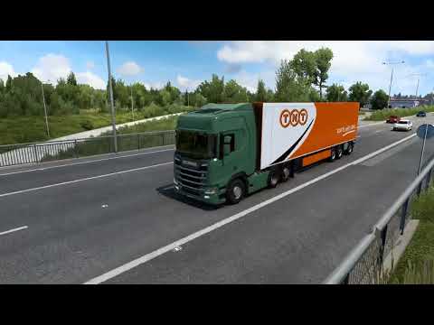 ETS2 1.43| SCANIA R500 from Calais (France) to FELIXSTOWE (GB) | ultra graphics gtx 1050.