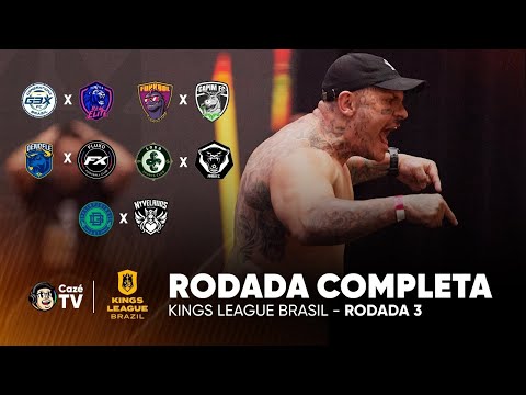 3ª RODADA COMPLETA: G3X X REAL ELITE | KINGS LEAGUE BRASIL | 3ª RODADA DA KINGS CUP