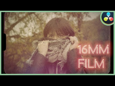 How To Make The 16mm Film Look | DaVinci Resolve 17 | Motion VFX Plugin