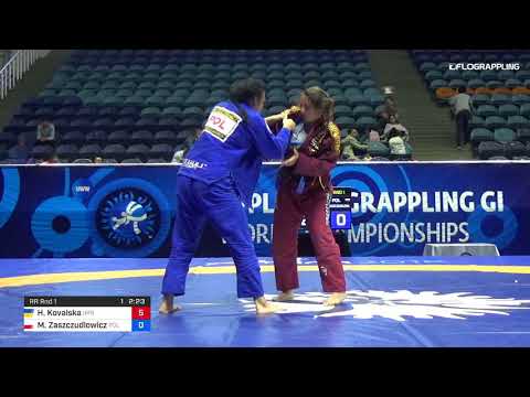 Round 1 ♀GPGI - +71 kg: H. KOVALSKA (UKR) v. M. ZASZCZUDLOWI (POL)