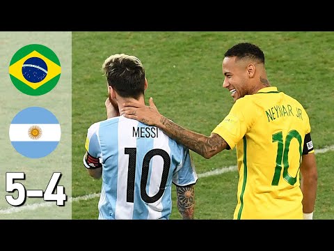 Brazil vs Argentina (5-4) All Goals & Extended Highlights