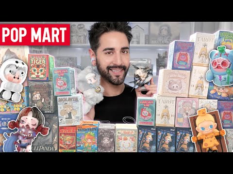 UNBOXING RANDOM BLIND BOXES! Pop Mart, Skullpanda, Pino Jelly, Zsigga, Molinta, Shin Woo & MORE! 💜