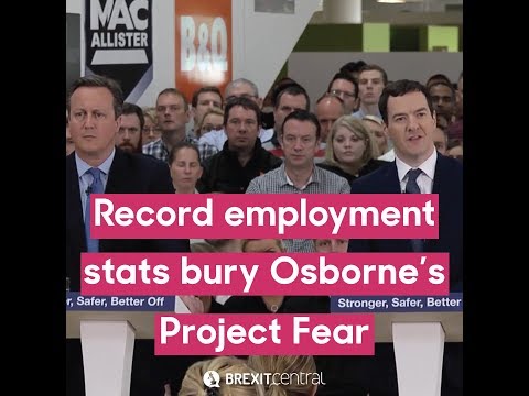 Record employment stats bury Osborne’s Project Fear warnings