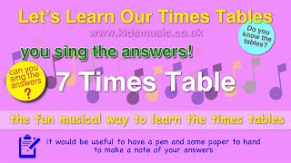 Kidzone - Do You Know The Seven Times Table?