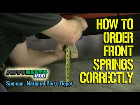 How To Get Front Springs The Right Height Episode 269 Autorestomd