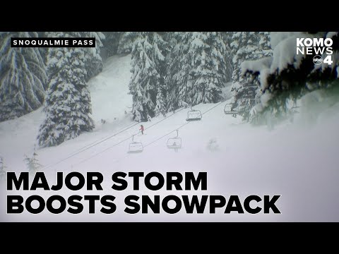 Weekend snow storms bring heavy snow to ski slopes, improve snowpack levels