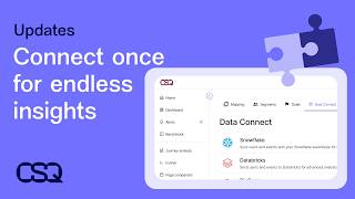 What is data connect? Sync clean Contentsquare data to your warehouse