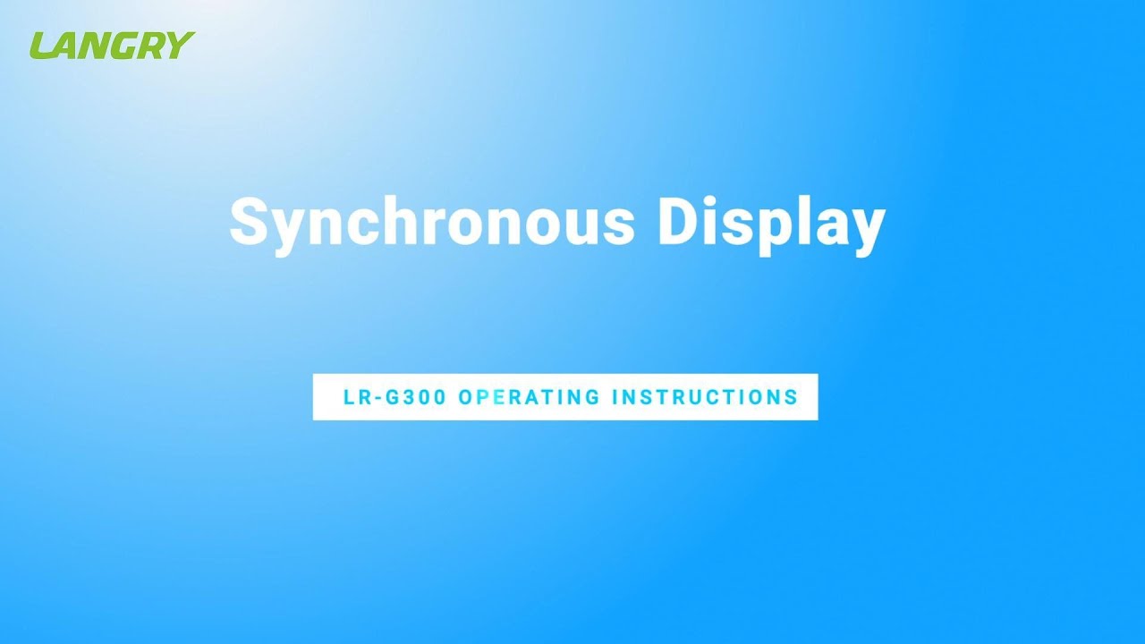 Synchronous Display LR-G300 Integrated Rebar Scanner