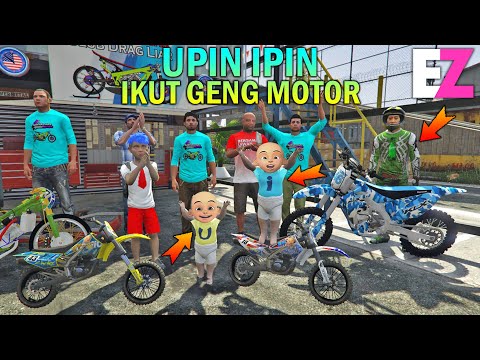 UPIN IPIN BECOMES A MEMBER OF THE ELEMENTARY SCHOOL GANG - GTA 5 SULTAN BOCIL