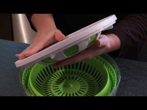 Collapsible Salad Spinner - Kitchen Gadget Demo Video - Progressive® International