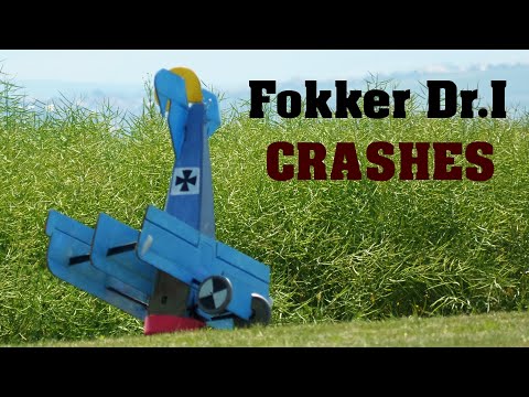 HAVÁRIE | Fokker Dr.I | 4K | Halenkovice 2022