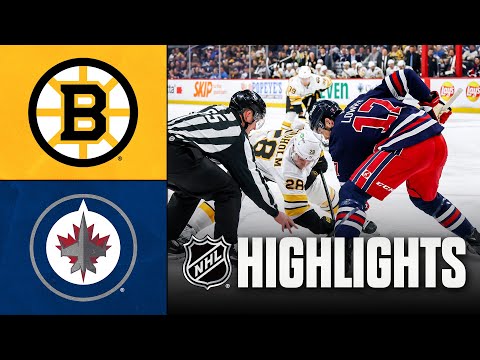 Winnipeg Jets 3 - Boston Bruins 6