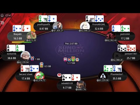 $109 SUNDAY MILLION PKO 02-02-2025 daltonhb | Phanteidos1 | FromARGWL - Final Table Replay