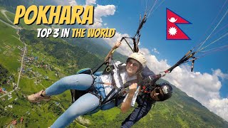 Crazy Paragliding in Pokhara, Nepal 🇳🇵 - Pokhara The Most Beautiful City for Paragliding