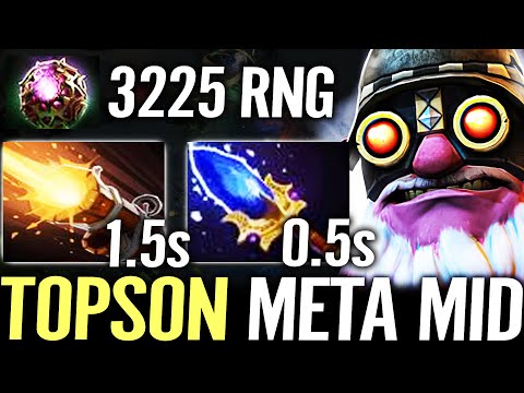 🔥 TOPSON Sniper MID Aghanim + Octarine 1st Item — 3225 Range 1.5SEC Stun Ultra Kill Dota 2 Pro