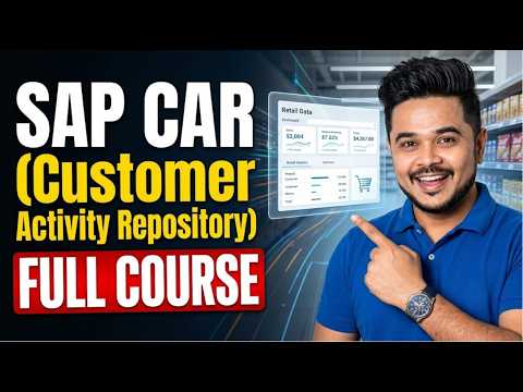 SAP CAR Customer Activity Repository Full Course ZaranTech