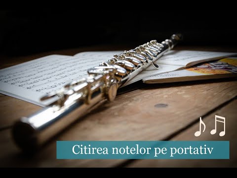 Invata sa citesti notele muzicale pe portativ