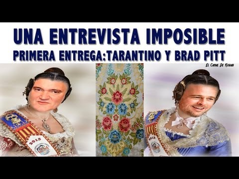 Tarantino y Brad Pitt en Valencia