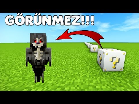 GÖRÜNMEZ ŞANS BLOKLARI - Minecraft