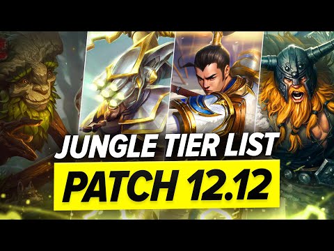 TIER LISTA JUNGLERÓW NA SEZON 12 (Patch 12.12) - JUNGLE TIER LIST SEASON 12 - Patch 12.12