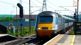 preview picture of video 'Incidental Spotting: Class 43 (43315 & 43312) EC, Grantham, 17th May, 2014'