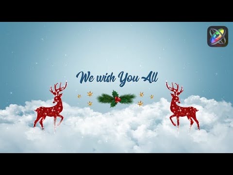 Apple Motion Template: Merry Christmas Wishes