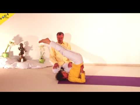 Schulterstand mit Pflug und Lockerungsübungen - Praktische Anleitung (Auszug aus einer Yogastunde)