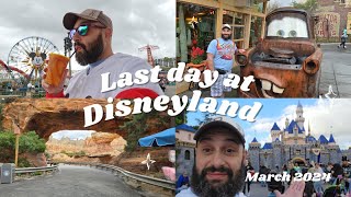 LAST DAY AT DISNEYLAND & CALIFORNIA ADVENTURE I Disneyland Vlog, Day 3, March 2024