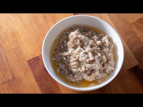 Middle Eastern Chicken Porridge - Omani Harees Recipe - وصفة الهريس العماني