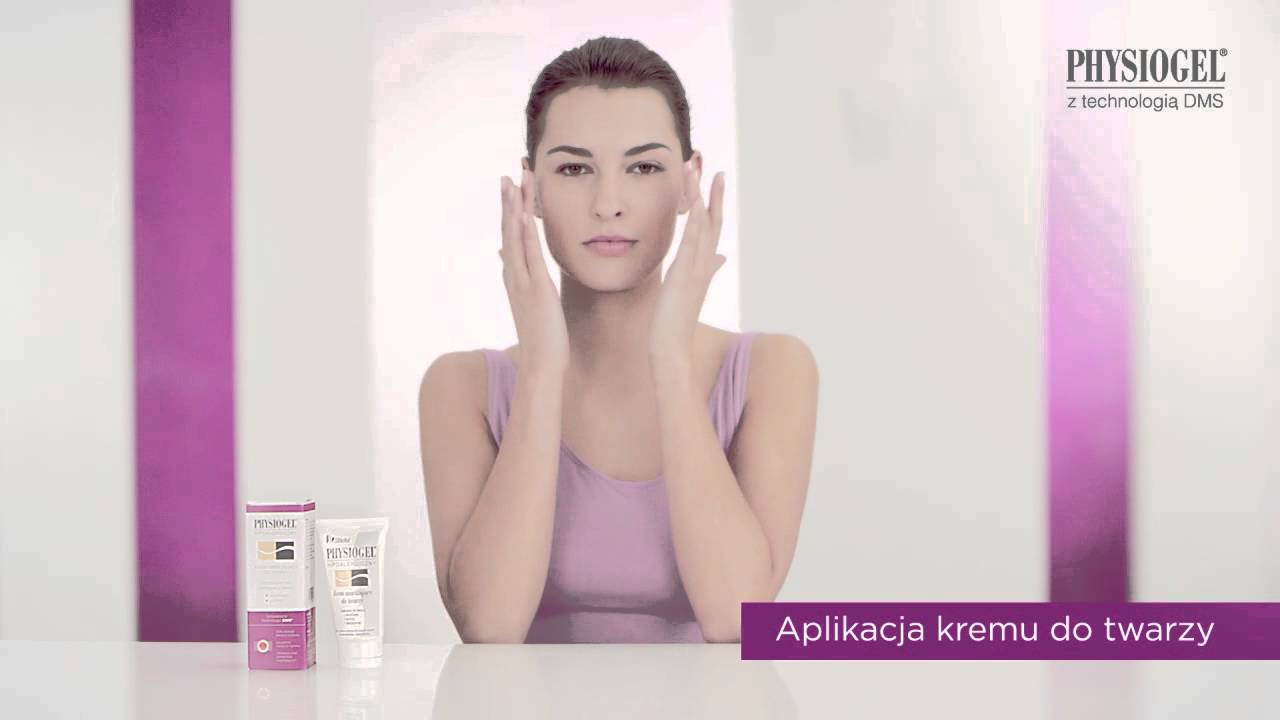 Physiogel - Aplikacja kremu do twarzy