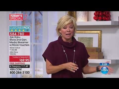 HSN | Electronic Gift Connection featuring Roku 10.08.2017 - 09 AM