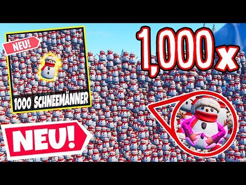 1000 SCHNEEMÄNNER, ABER nur 1 RICHTIGER!