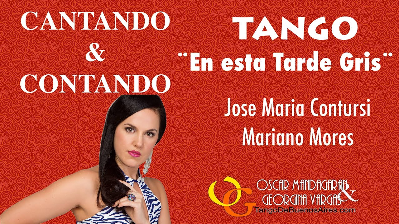 EN ESTA TARDE GRIS Georgina Vargas Cantando🍀Contando el TANGO de CONTURSI sottotitoli in ITALIANO🇮🇹