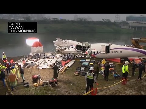 Cockpit audio captures "Mayday" before TransAsia plane crash in Taiwan