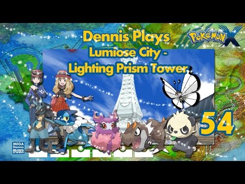 Let's Play Pokemon X (Ep 54) Lumiose City - Lighting Prism Tower