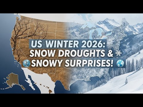 US Winter 2026: Snow Droughts & Snowy Surprises!#USWeather #Winter2026 #SnowForecast