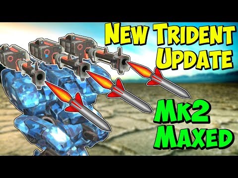 New Power Mk2 Maxed TRIDENT FURY Update - War Robots 4.5 Gameplay WR