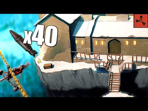 I Lived in an Unraidable Mountain Fortress in Rust...