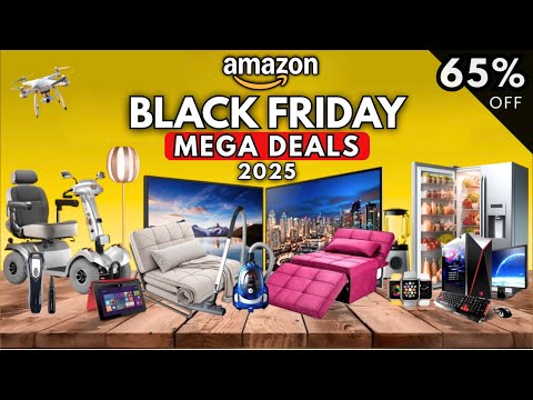 35 MEGA Amazon Black Friday Deals 2025 - Up to 65% OFF!